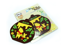 迪士尼小熊維尼圖案pvc軟膠隔熱杯墊訂做