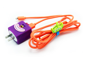 怪獸大學阿拱公仔卡通硅膠充電器套