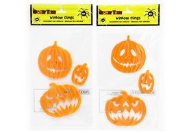 南瓜造型萬圣節(jié)果凍玻璃窗貼定制