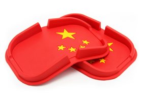 創(chuàng)意多功能中國國旗汽車防滑墊定制