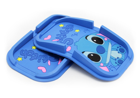 史迪奇公仔桌面pvc軟膠手機防滑墊