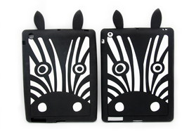 斑馬造型硅膠ipad保護殼訂做