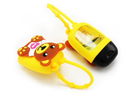 輕松熊造型可掛便攜式洗手液硅膠套