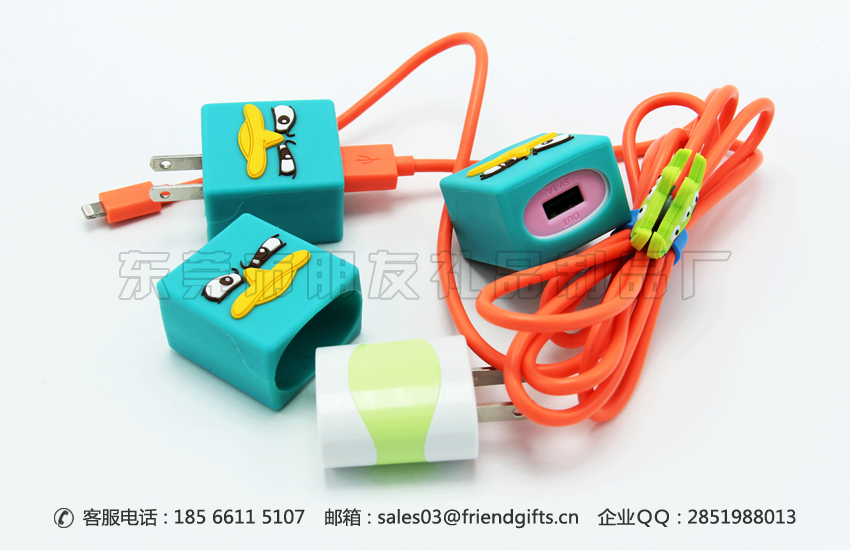 迪士尼授權(quán)生產(chǎn)迪士尼卡通充電器保護套工廠