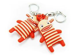 來圖來樣訂做pvc立體鑰匙扣廠家