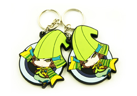 卡通人物pvc軟膠鑰匙扣掛件訂做工廠