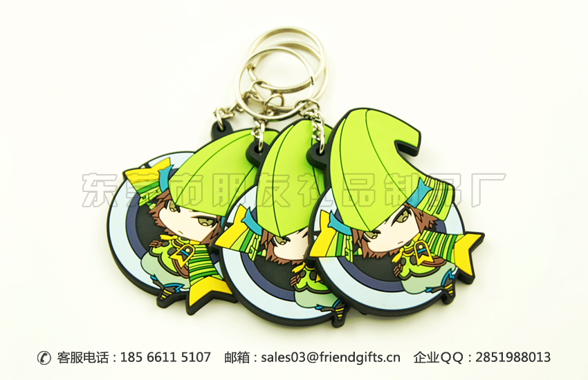 來圖來樣訂做3d軟膠鑰匙扣、3d立體卡通鑰匙扣生產(chǎn)工廠