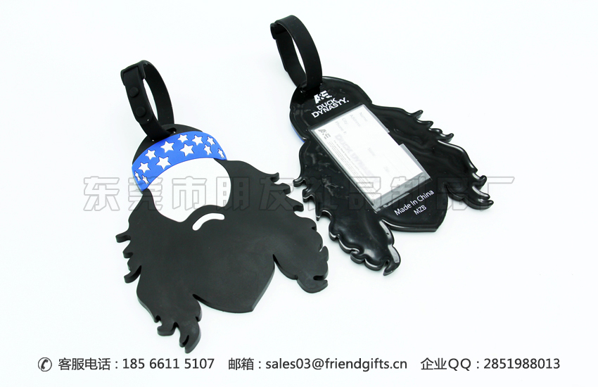 東莞最專業(yè)生產(chǎn)硅膠行李牌、卡通軟膠行李牌訂制廠家