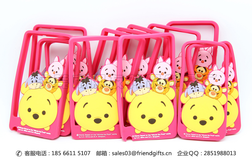 迪士尼授權(quán)生產(chǎn)TSUM TSUM卡通動(dòng)物硅膠手機(jī)套廠商