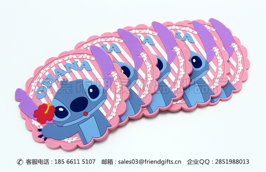 專業(yè)生產(chǎn)pvc軟膠杯墊、硅膠杯墊廠家