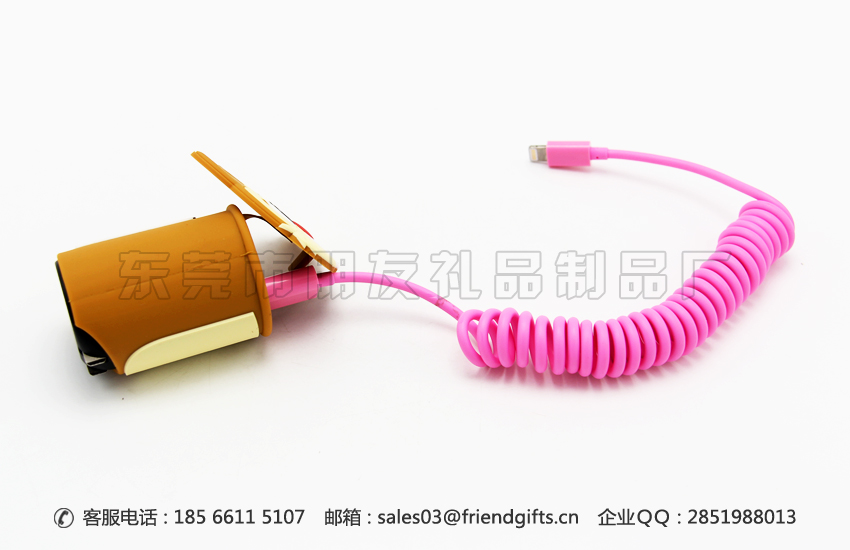 迪士尼審核驗廠授權(quán)生產(chǎn)迪士尼卡通手機充電器硅膠套訂做廠家