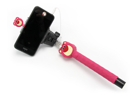 迪士尼卡通公仔手機自拍神器定制