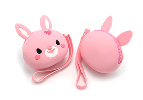 來圖來樣卡通動(dòng)物造型硅膠零錢包定制廠家