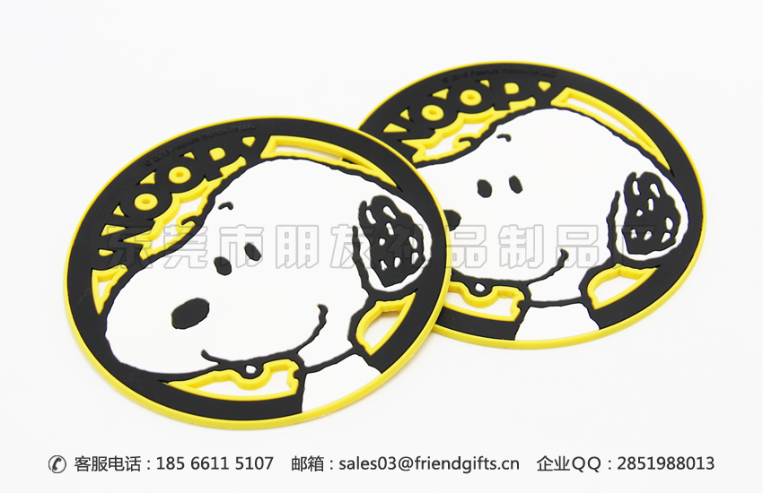 專業(yè)定做pvc軟膠杯墊生產(chǎn)廠家