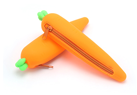 蔬菜紅蘿卜造型兒童文具用品收納包定制