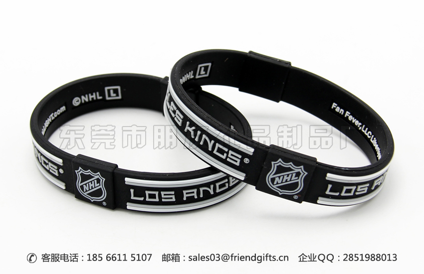 東莞訂做外貿(mào)出口歐美硅膠nba球隊(duì)手環(huán)生產(chǎn)廠家