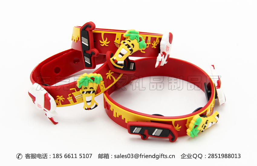 專業(yè)訂做pvc軟膠手環(huán)、硅膠手環(huán)生產(chǎn)廠家