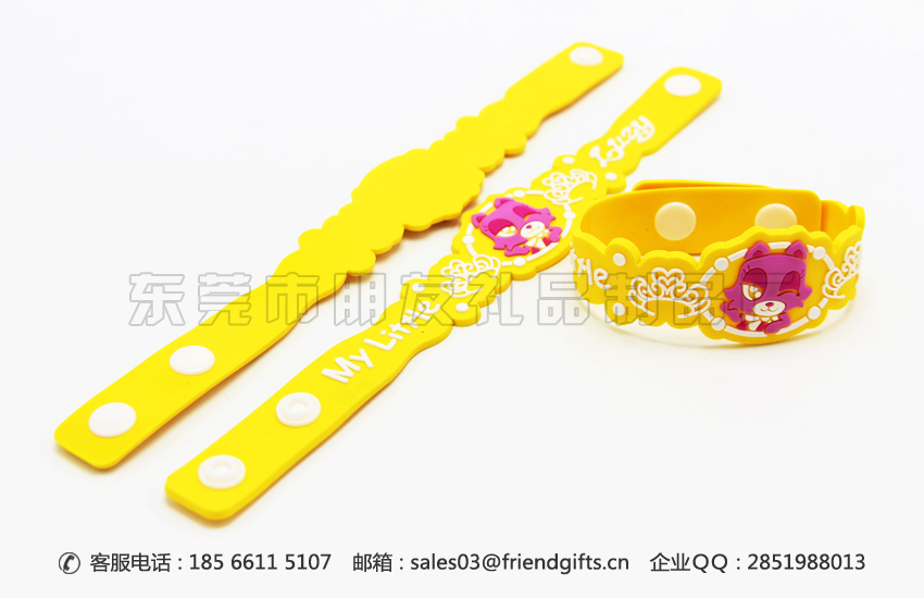 專業(yè)生產(chǎn)pvc塑料兒童手環(huán)、硅膠兒童手環(huán)廠商