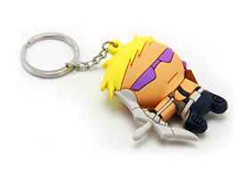 日本公仔pvc立體鑰匙扣訂做