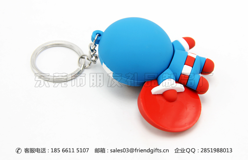 來圖來樣訂制pvc立體雙面鑰匙扣、立體雙面滴膠pvc鑰匙扣工廠