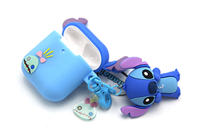 Disney史迪奇造型蘋果airpds硅膠保護(hù)殼