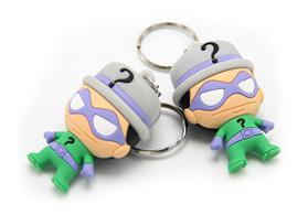 環(huán)保pvc軟膠3d立體人物公仔掛件