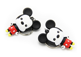 迪士尼米奇公仔pvc全立體鑰匙扣定制