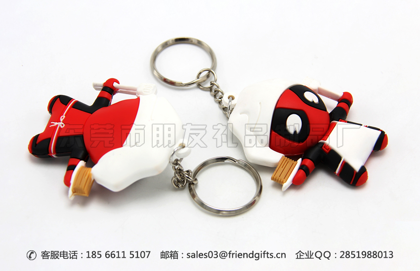 來(lái)圖來(lái)樣定制3d卡通動(dòng)漫鑰匙扣、3d立體公仔鑰匙扣廠家